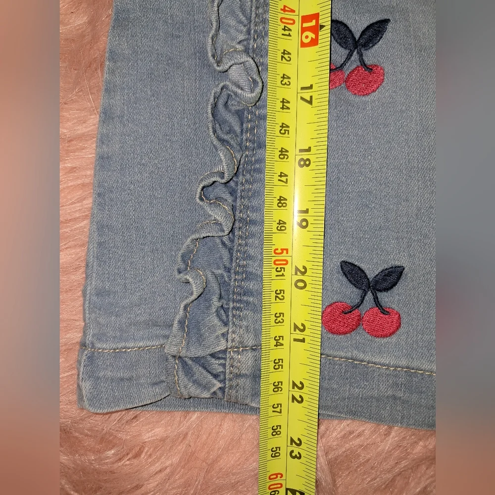 Palomino Denim Dress with Cherry Embroidery - Picture 6 of 7